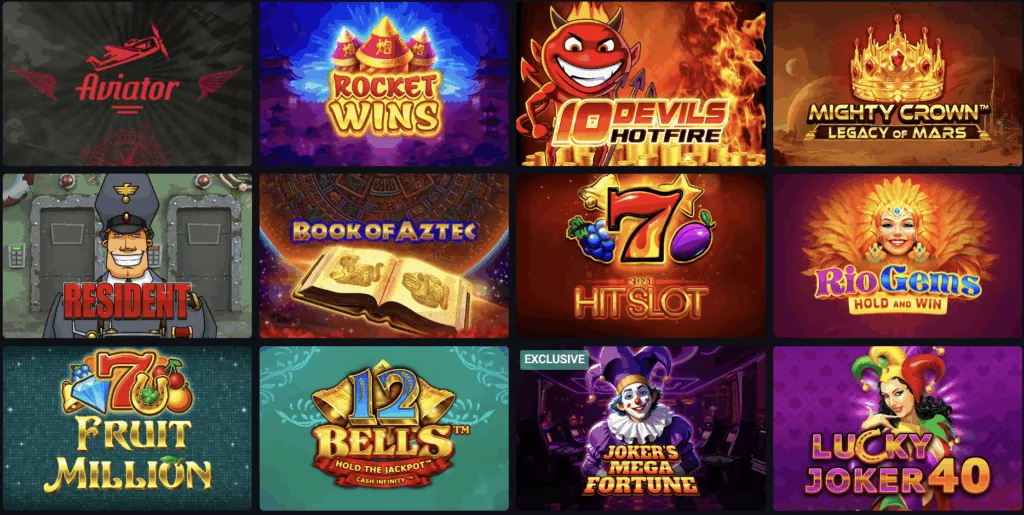 casino online game pin up